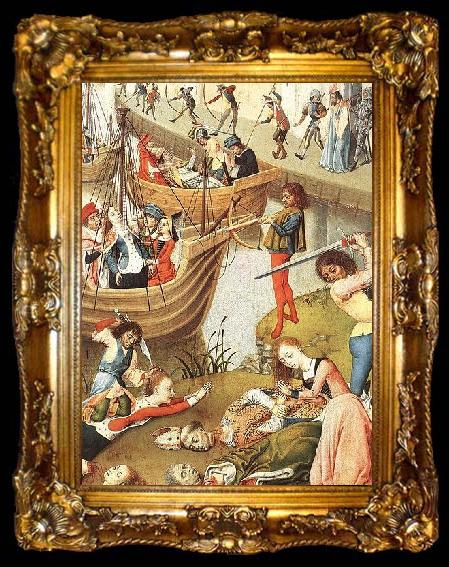 framed  Master of the Legend of St. Lucy Scenes from the Life of St Ursula, ta009-2